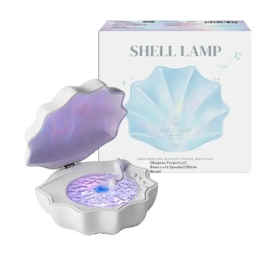 Shell Lamp™: Altavoz de Luz y Sonido Relajante