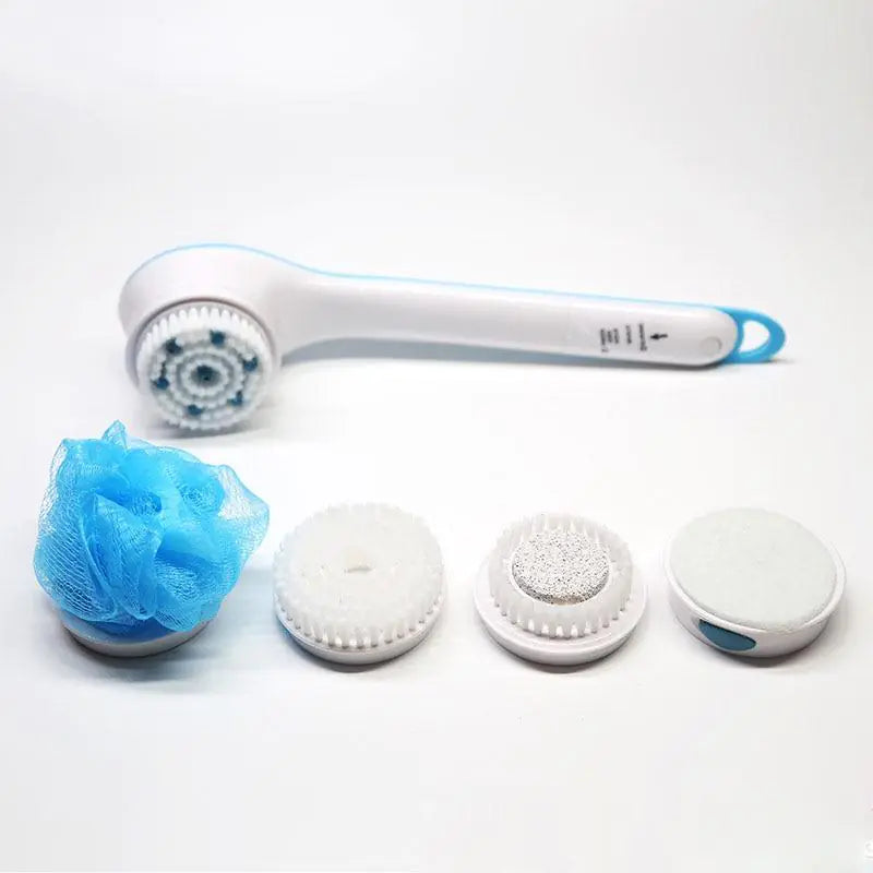 Body Brush with 5 Accessories and Skin Massager