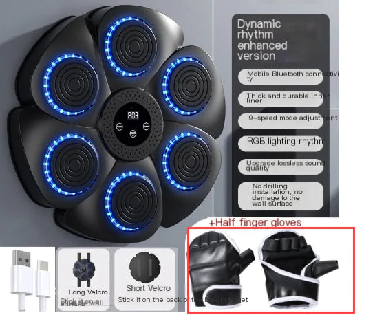 Smart Bluetooth Boxing Equipment for Home Fitness Workouts.